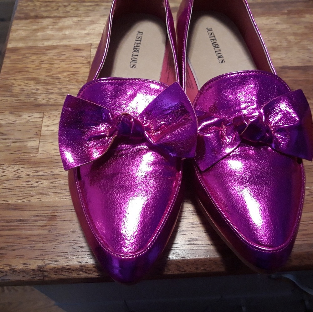 Metallic loafer